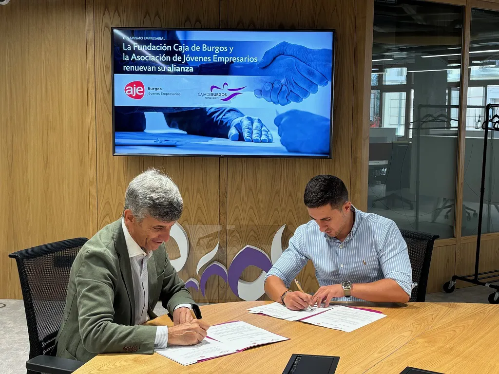 La Fundación Caja de Burgos y la Asociación de Jóvenes Empresarios de Burgos renuevan su acuerdo de colaboración