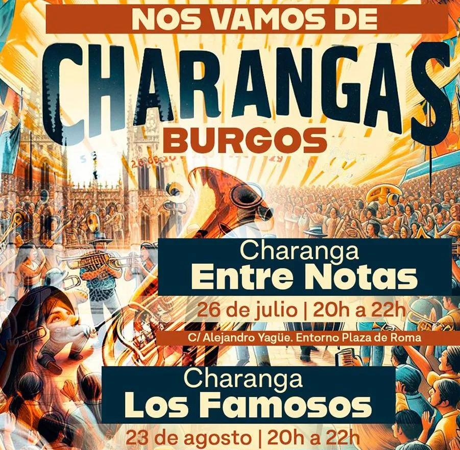 Vuelve el ciclo Nos vamos de charangas este viernes al centro histórico de Burgos