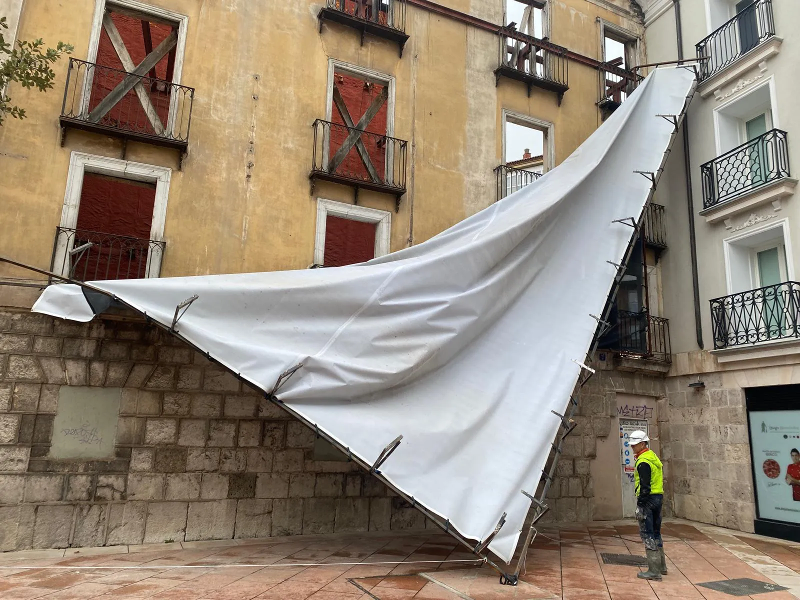 La borrasca Kirk deja dos heridos en Burgos
