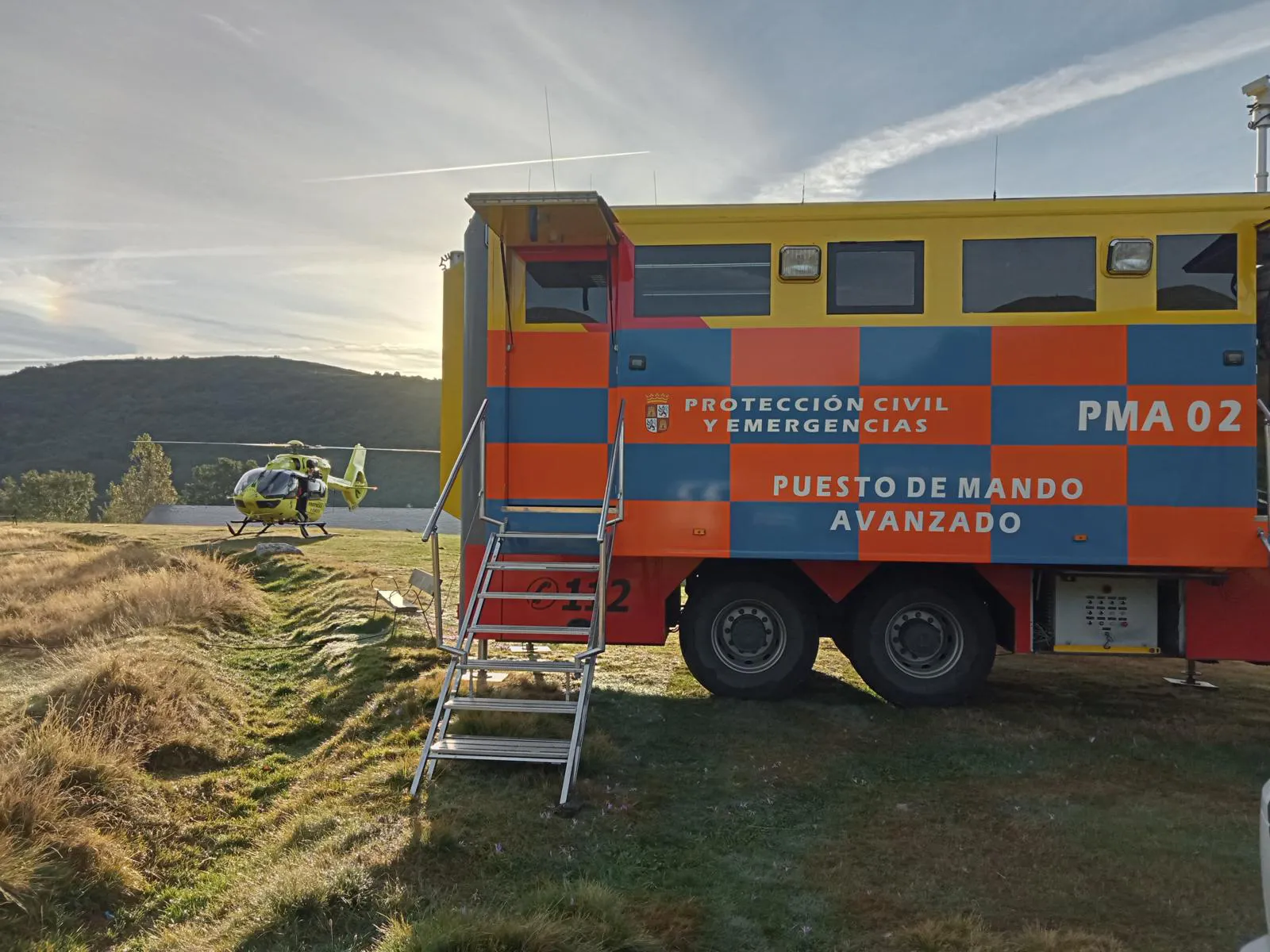 Amplio dispositivo para localizar a un hombre desaparecido en Villafranca Montes de Oca