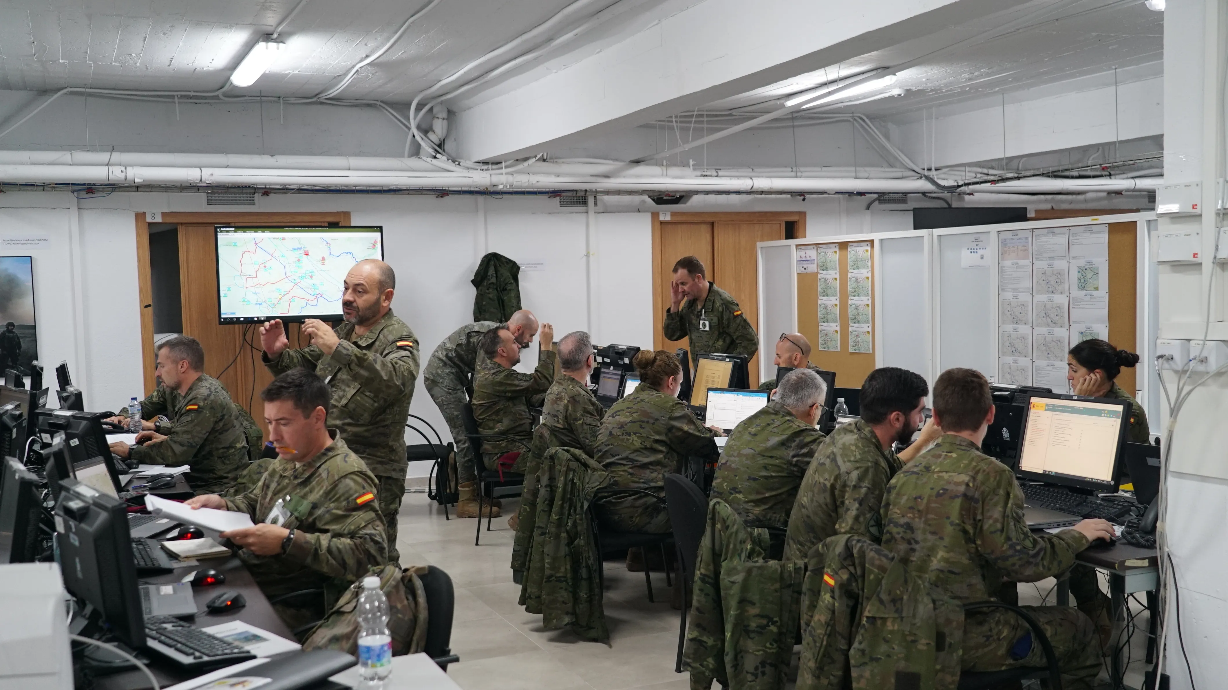 El Cuartel General de la División San Marcial acoge la dirección del ejercicio TORO 24 en Burgos.