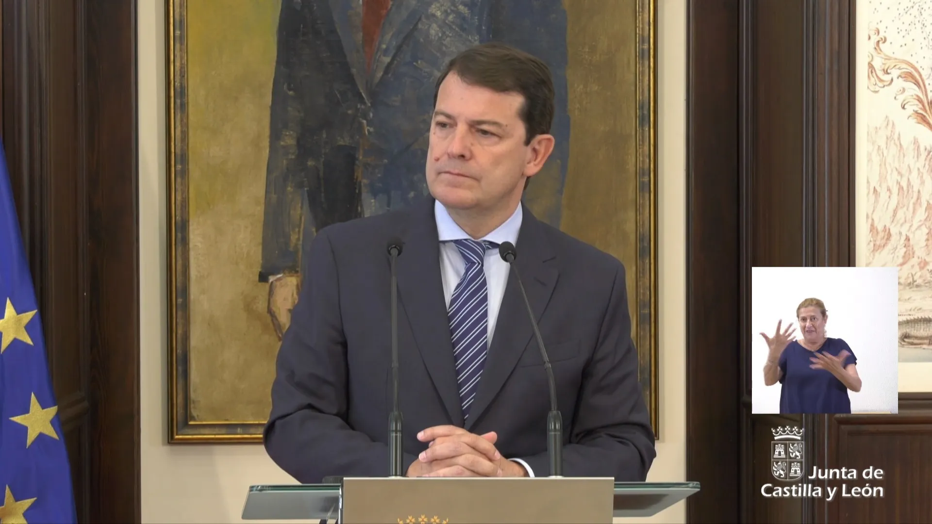 Mañueco incide en los vínculos entre Castilla y León y el Principado de Asturias y apela a la colaboración ante los retos de futuro
