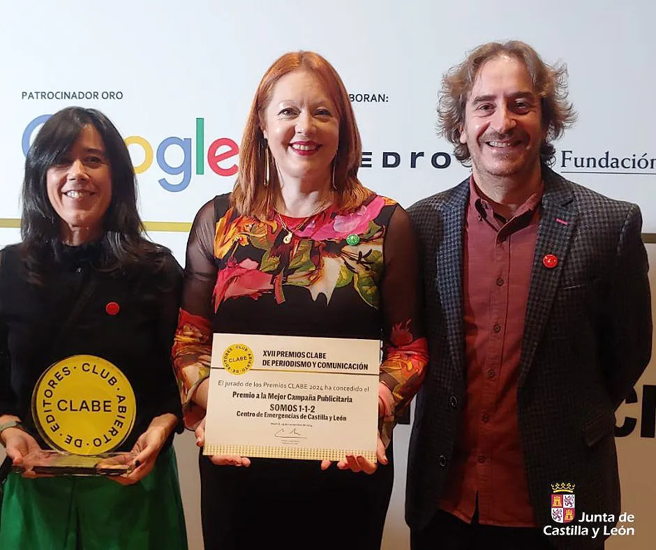 El Servicio de Emergencias de CyL recibe un premio a la mejor campaña publicitaria por la canción ‘Somos el 1-1-2’