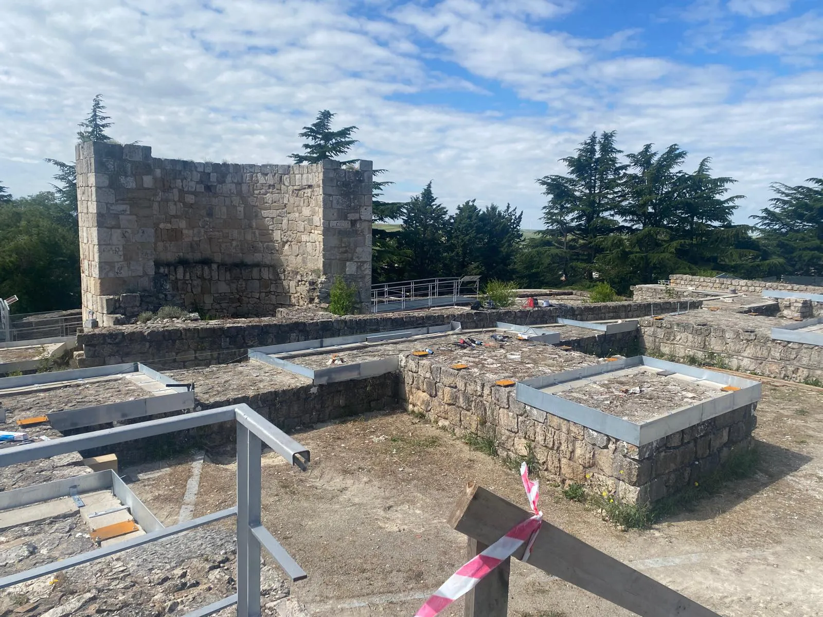 Las obras del Castillo amplían su duración hasta marzo de 2025