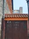 Foto 2 - Vandalizan las sedes de algunas ONGs en Burgos