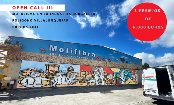Plataformas de arte europeas se hacen eco de la Open Call de Muralismo de la industria burgalesa