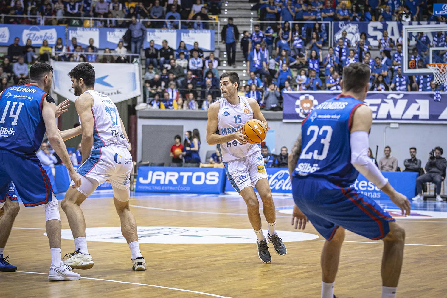 Baloncesto Burgos: Victoria del San Pablo Burgos frente al Menorca (91-81)