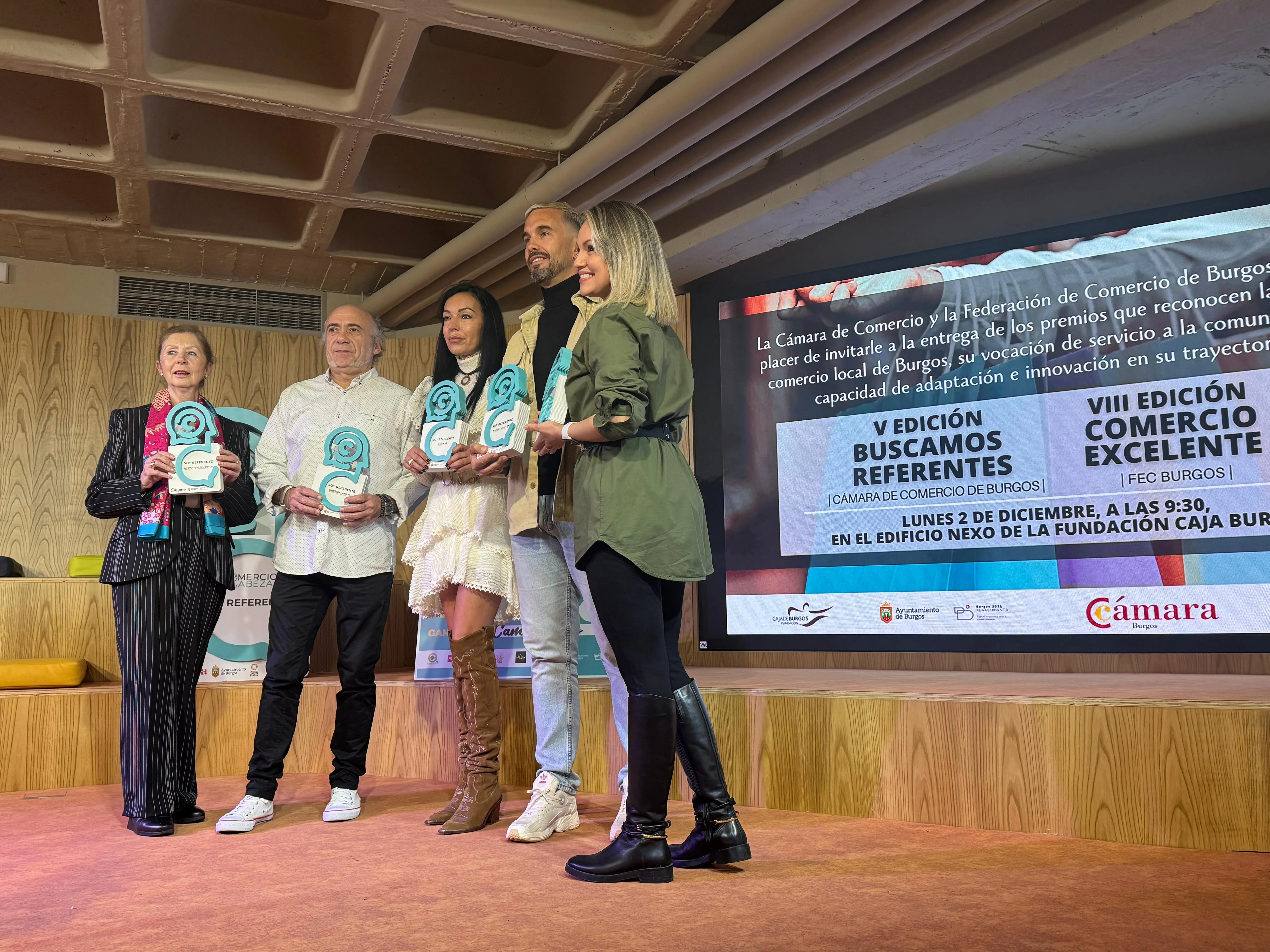 Economía y Empresa Burgos: Los galardones ‘Buscamos Referentes’ premian a cinco comercios innovadores de Burgos