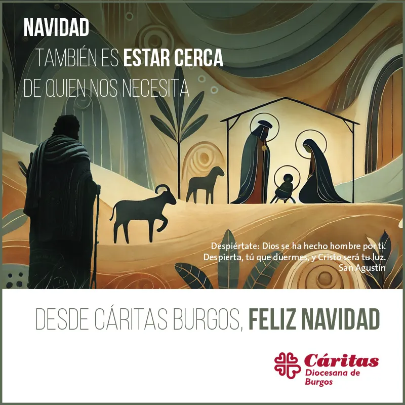 Cáritas Burgos destinará lo recaudado en su campaña de Navidad a las necesidades básicas de las familias