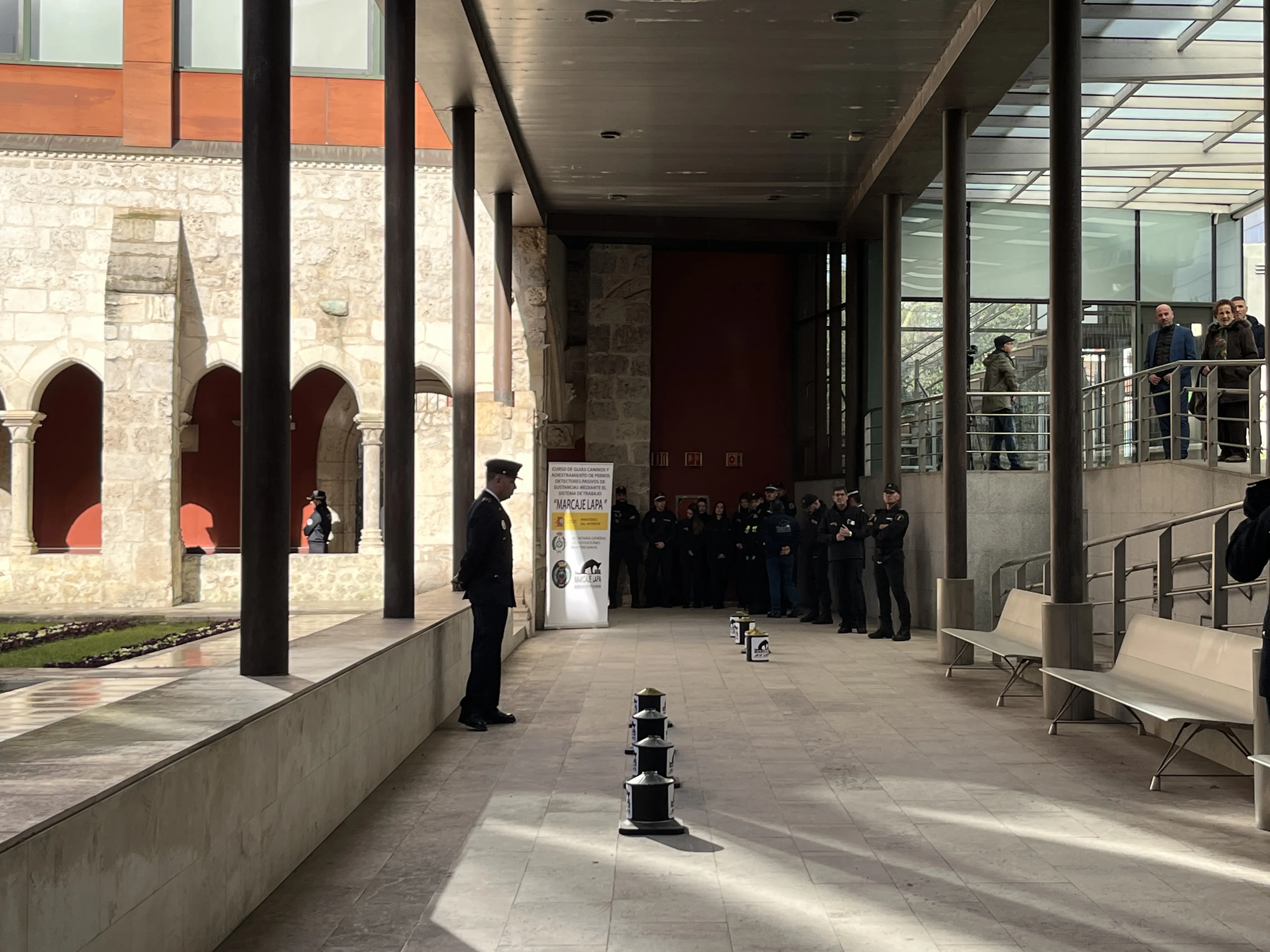 Clausurado en Burgos el curso formativo para la creación de tres nuevas unidades caninas en los centros penitenciarios
