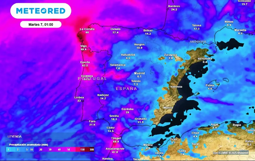 tiempo Burgos: Meteored avisa de la llegada de un río atmosférico a España en plenas Cabalgatas