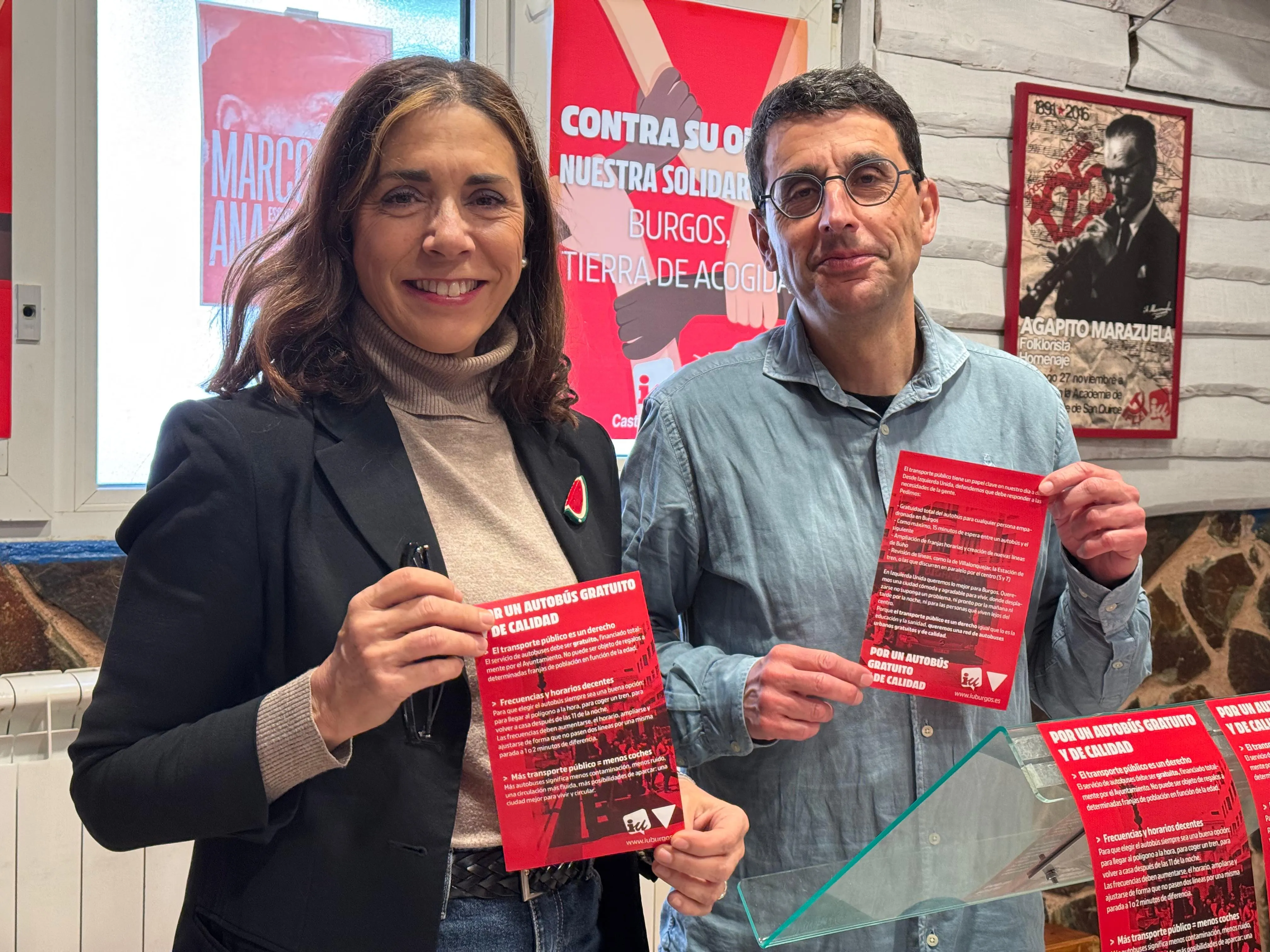 Izquierda Unida apuesta por el autobús gratuito en Burgos