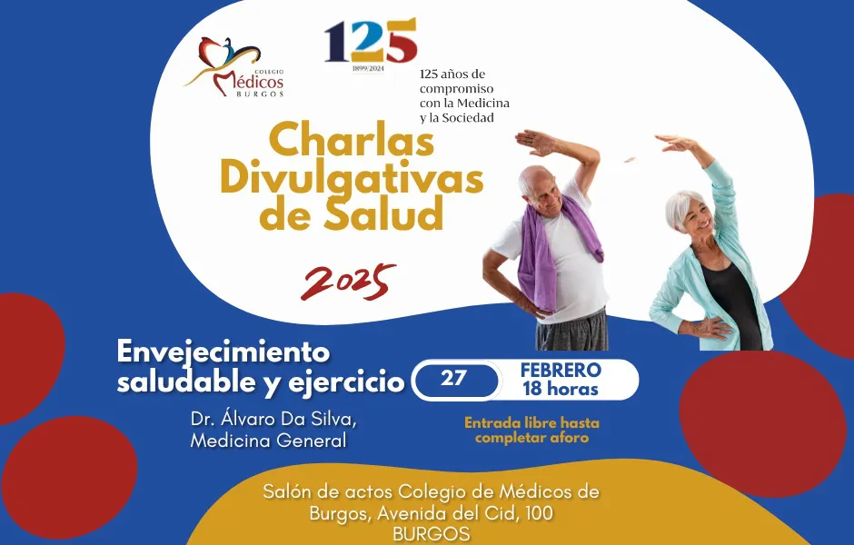 Nueva Charla Divulgativa en el Colegio de Médicos de Burgos