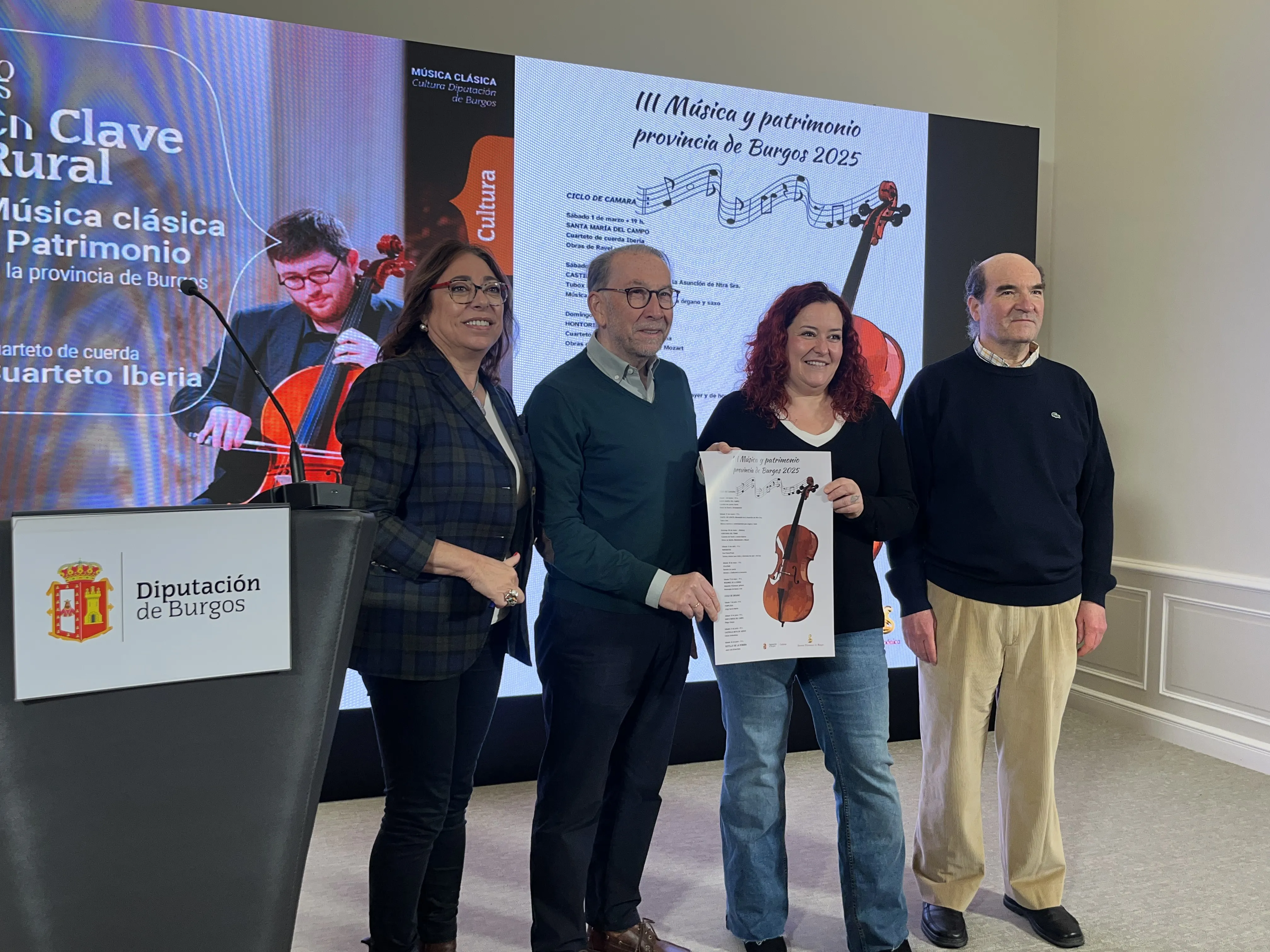 Seis conciertos de cámara y cuatro de órgano se reparten por el territorio provincial