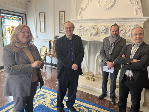 Burgos, ciencia y cultura: la alcaldesa recibe al Nobel Jack Szostak