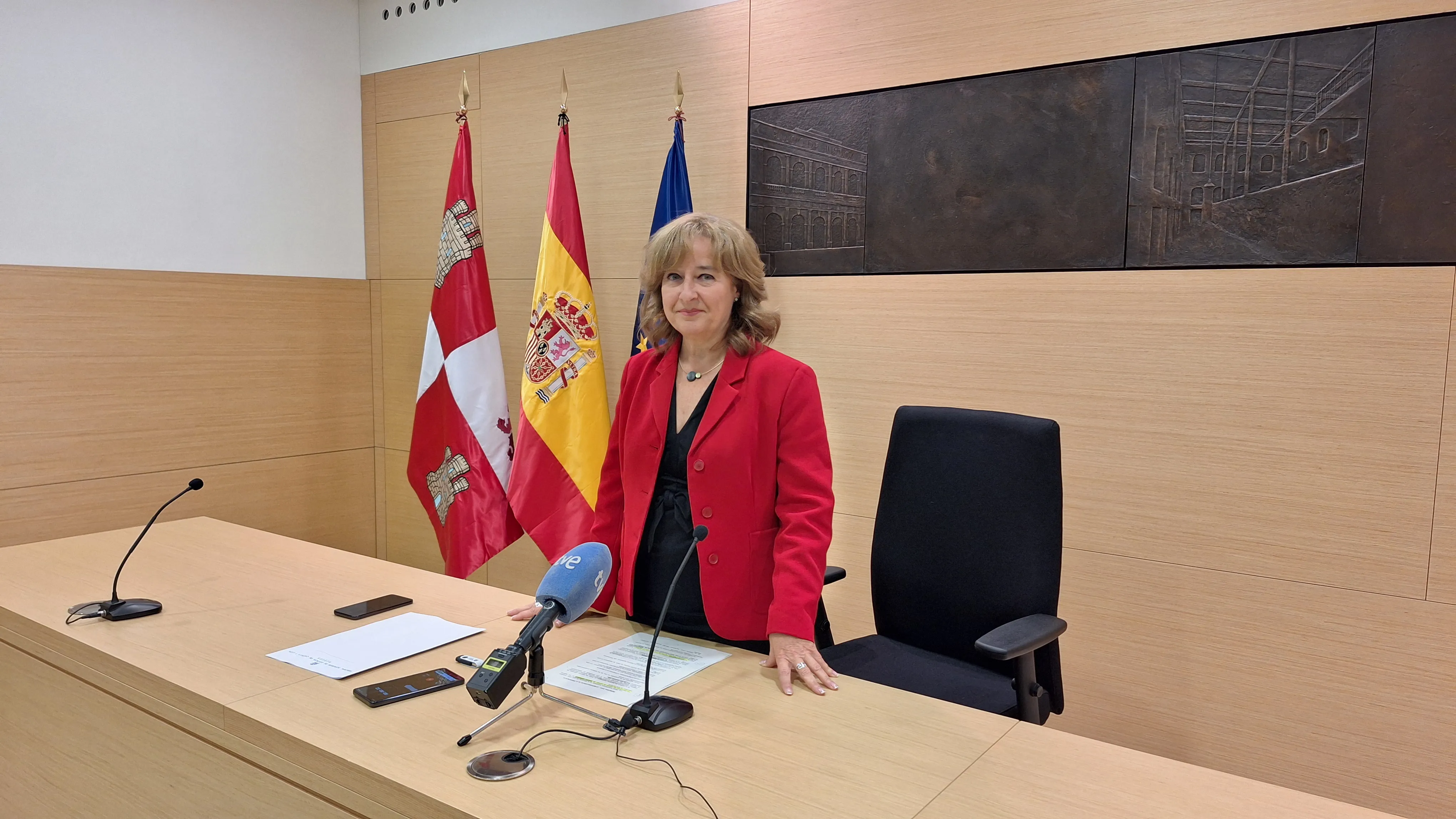 La presidenta del TSJCyL, Ana del Ser elogia el trabajo de los jueces