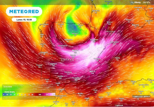 Meteored alerta del inminente impacto de la DANA en España