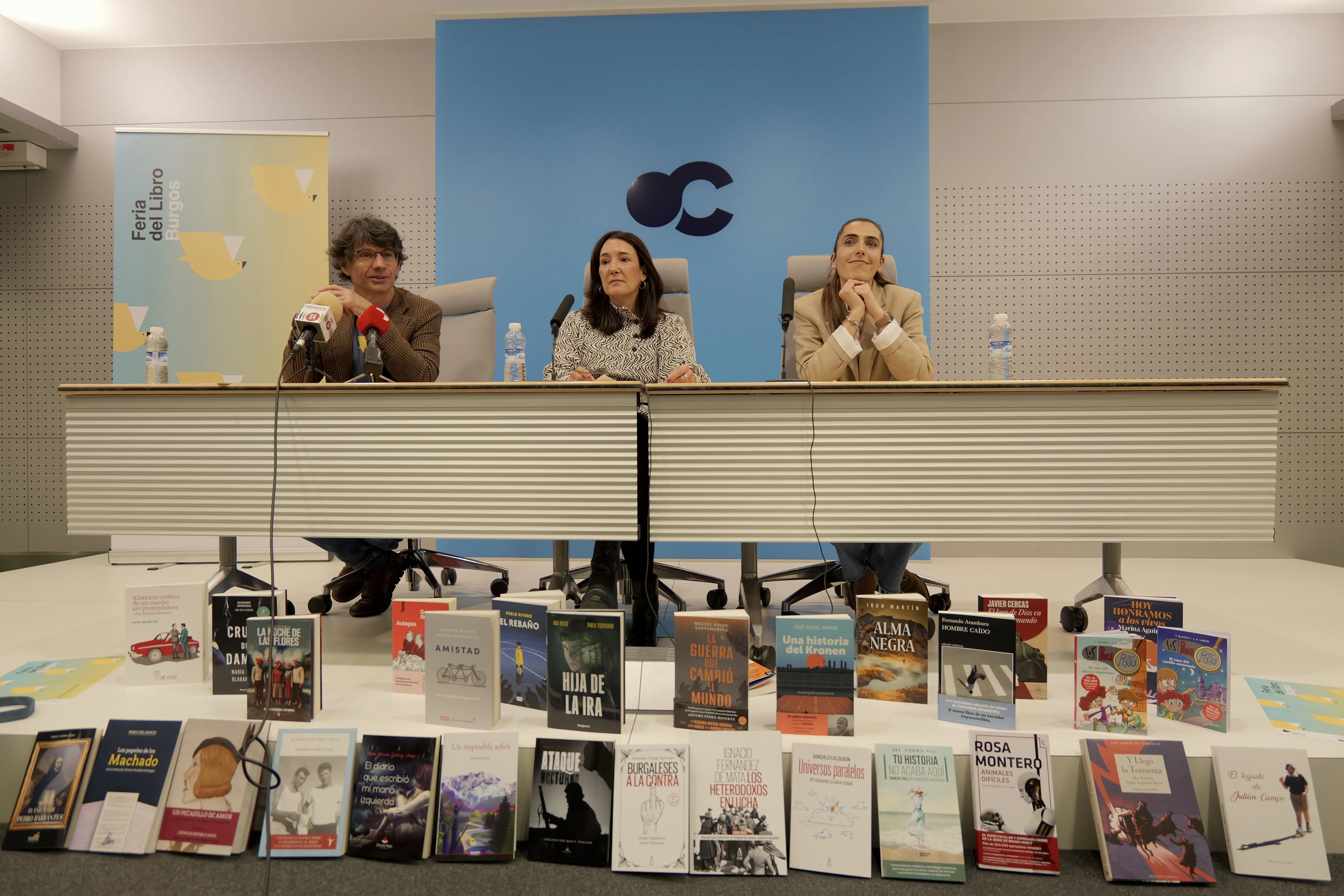 Aramburu, Montero, Care Santos, Ruiz Palà y Cercas protagonizan la Feria del Libro de Burgos