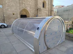 Los aparcabicis cubiertos de Burgos ya tienen fecha de estreno