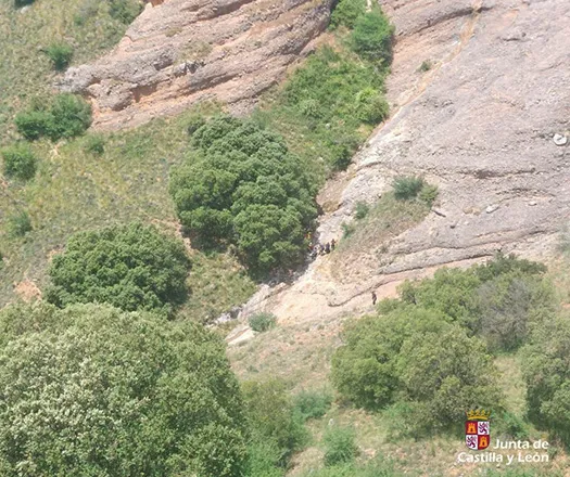 Fallece una escaladora en Miraveche