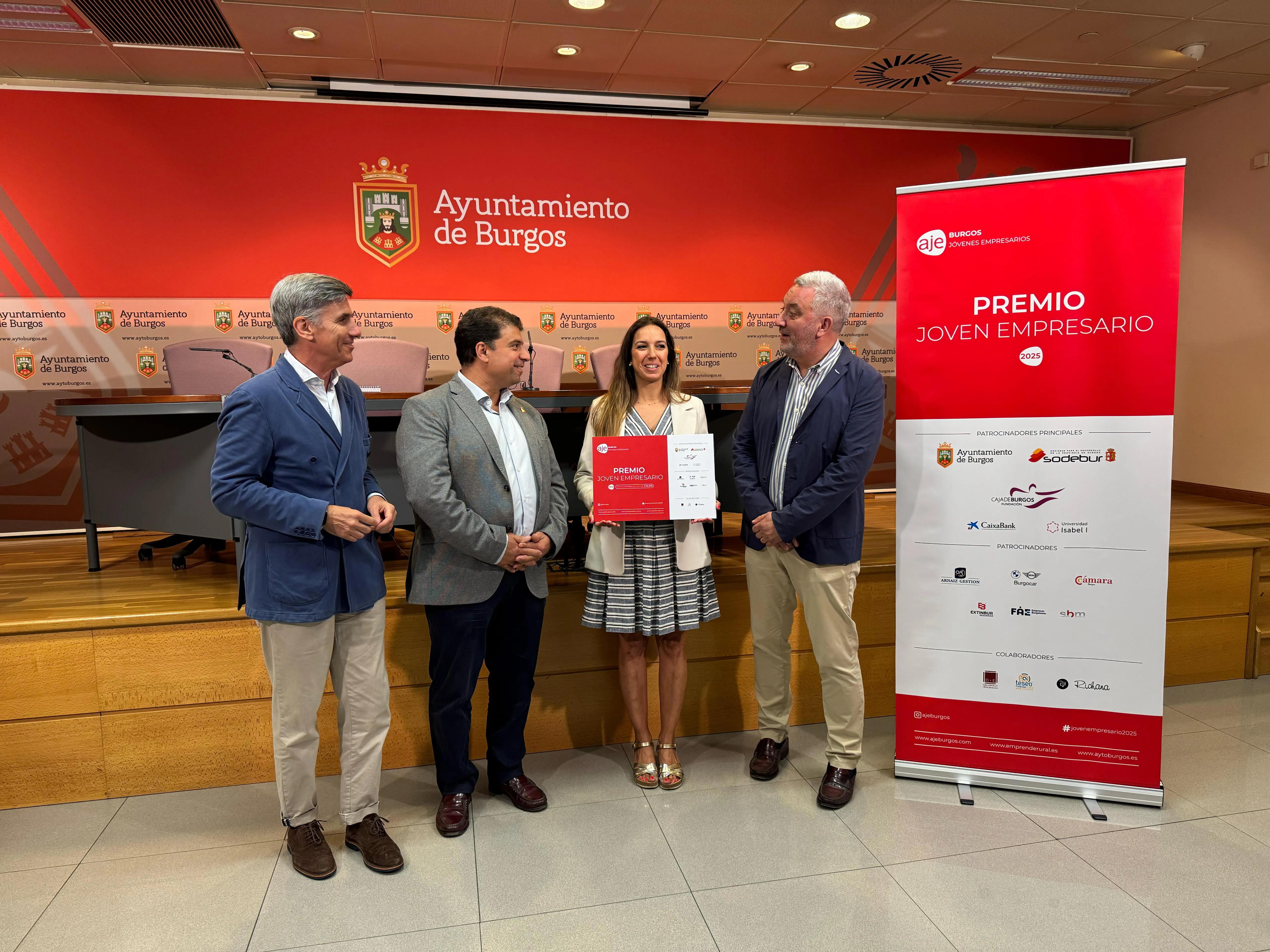 Burgos premia el talento joven que impulsa el tejido empresarial