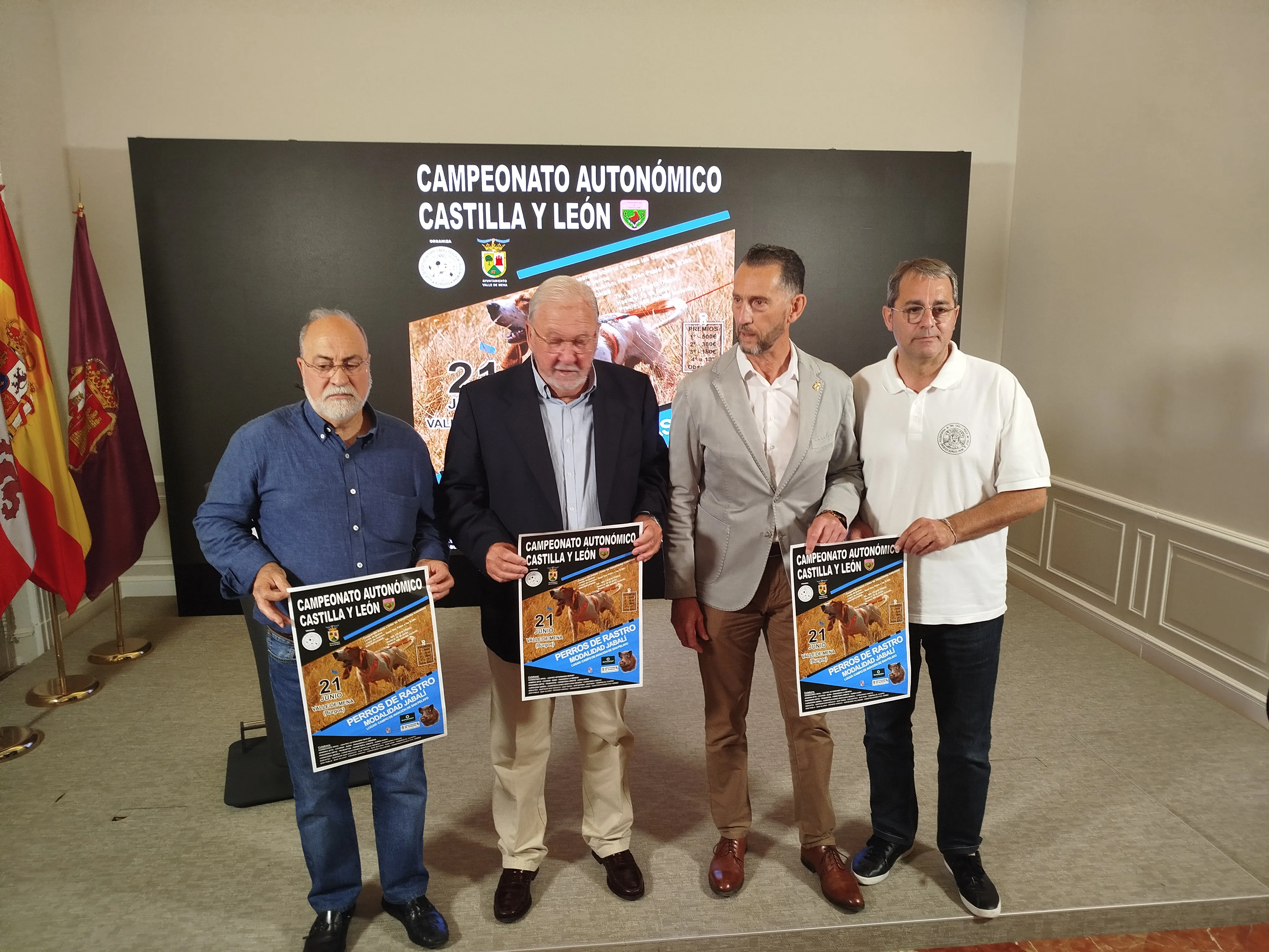 El Valle de Mena, sede del campeonato de perros de rastro de jabalí Castilla y León