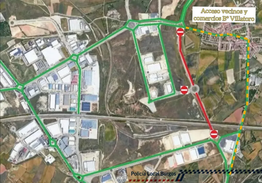 Conoce las restricciones al tráfico en Burgos por la instalación de las Barracas