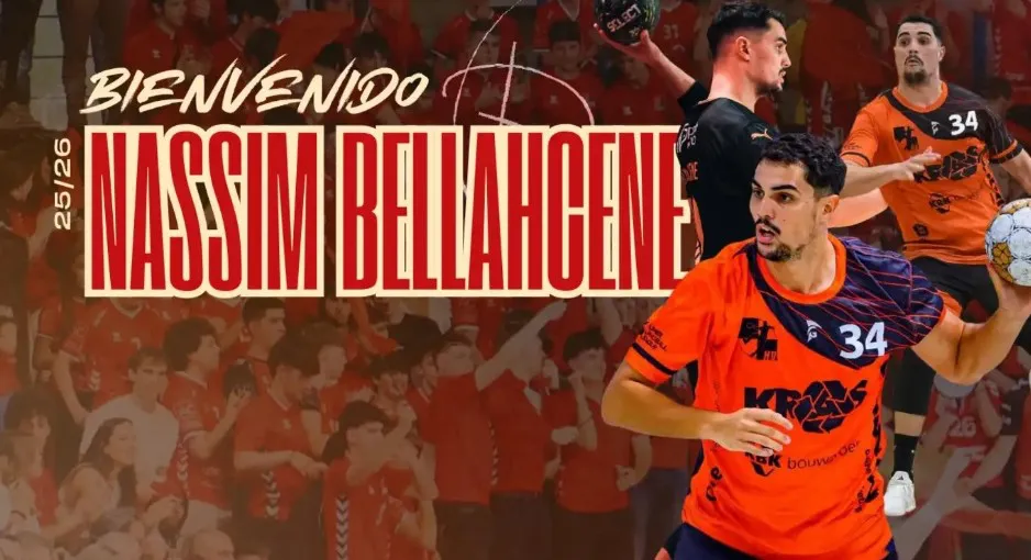Nassim Bellahcene, nuevo lateral derecho del Club Balonmano Burgos