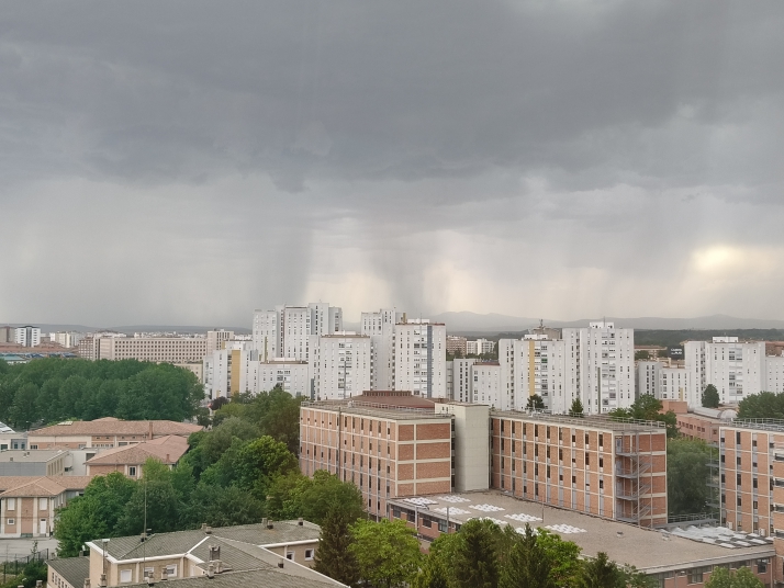 Una borrasca atlántica amenaza con lluvias, tormentas y fuerte bajada de temperaturas en Burgos