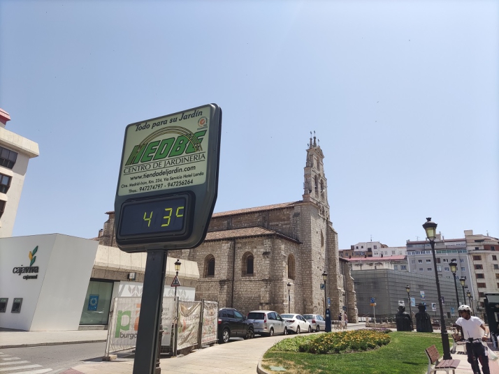 El calor regresa a Burgos en una semana marcada por el aire sahariano y el riesgo de tormentas