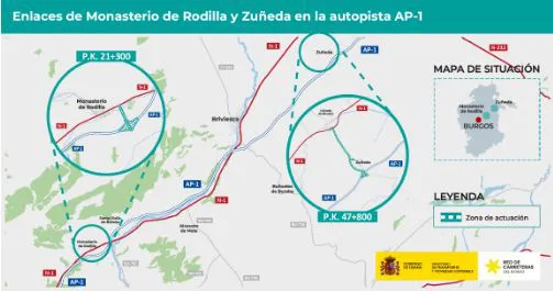 Aprobado el enlaces de Monasterio de Rodilla y Zuñeda en Burgos