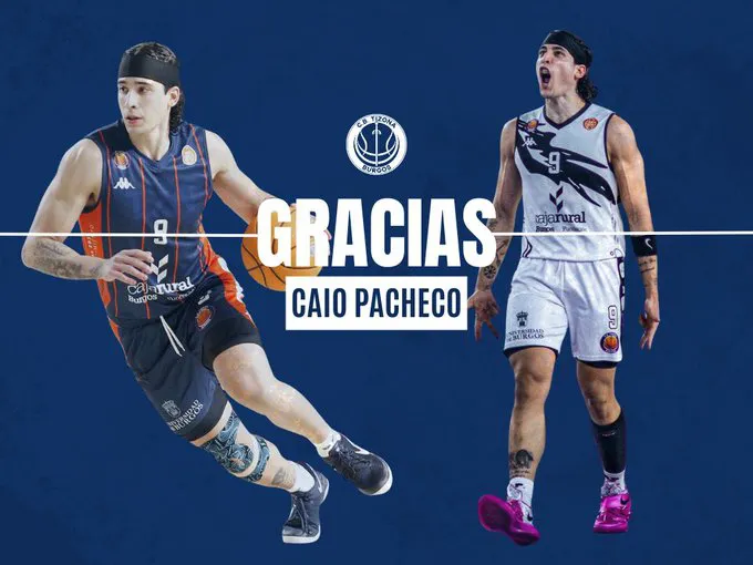 Caio Pacheco abandona el Club Baloncesto Tizona
