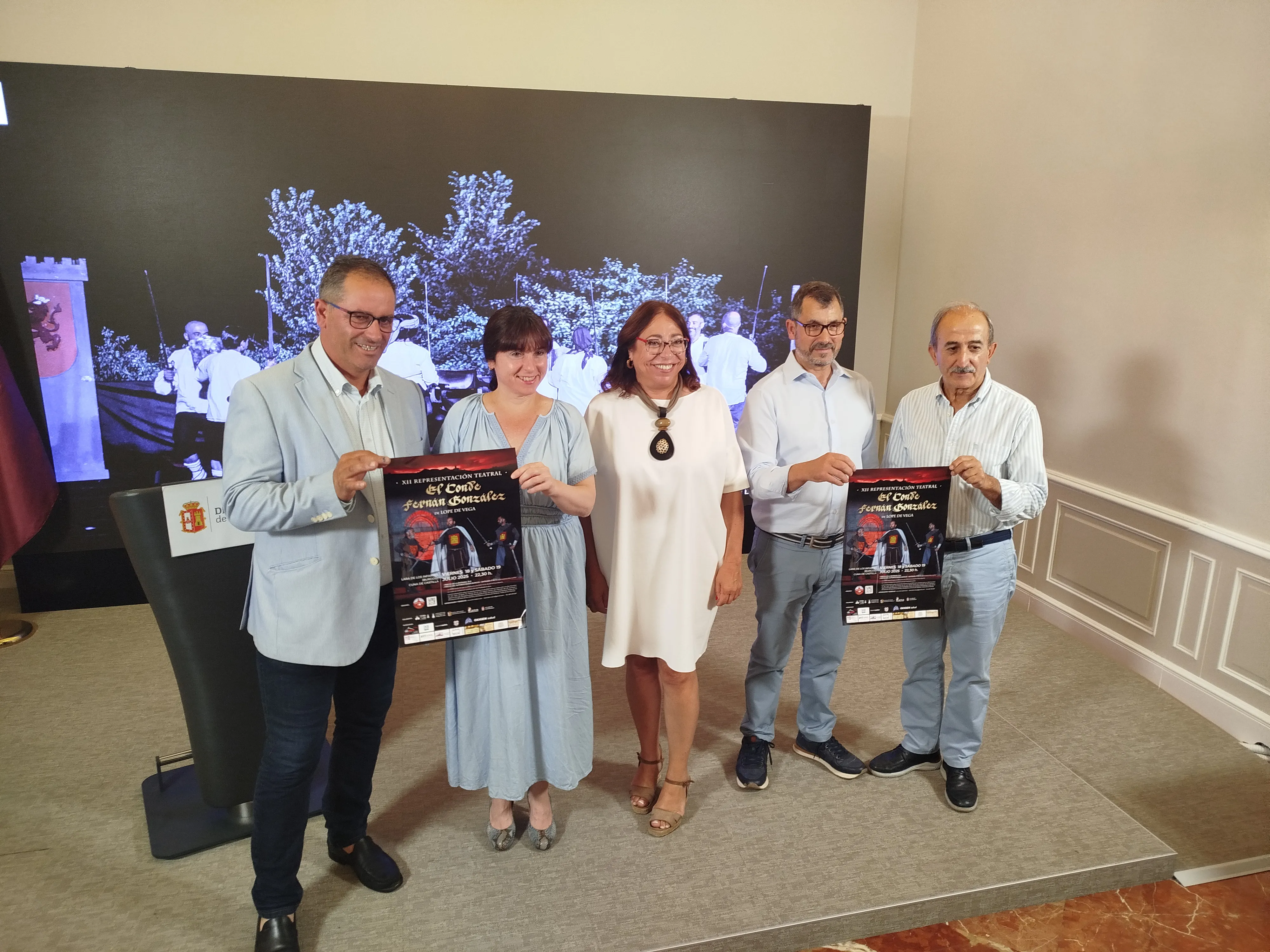 Lara de los Infantes revive a Fernán González y exige respeto por su patrimonio histórico
