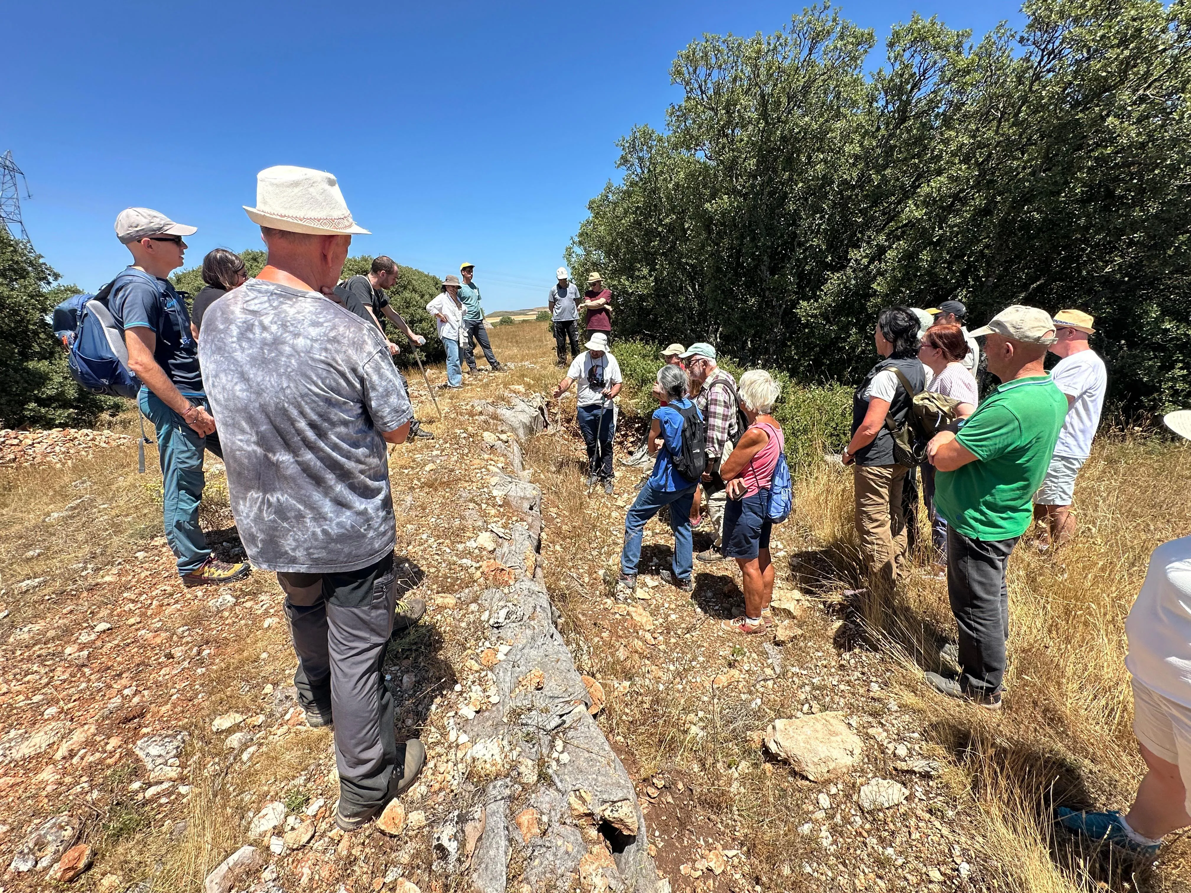 Alrededor de un centenar de personas disfruta de los ‘Encuentros con la Arqueología en el Geoparque Las Loras’