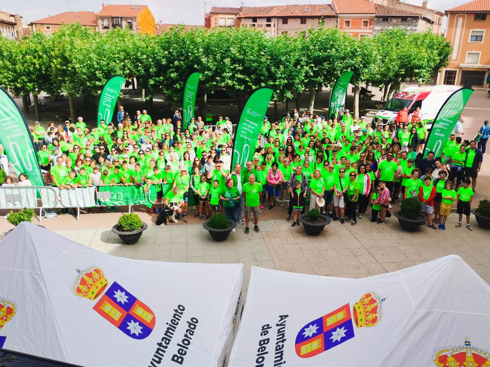 Éxito de participación en la IV Marcha Belorado contra el cáncer