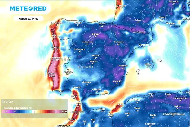 Sociedad y Vida Burgos: Esta semana un ramal descendente del chorro polar traerá a España temperaturas anómalas y tormentas intensas