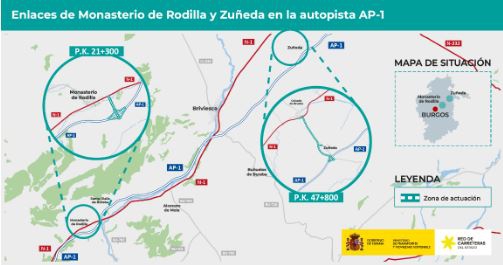 Aprobado el enlaces de Monasterio de Rodilla y Zuñeda en Burgos