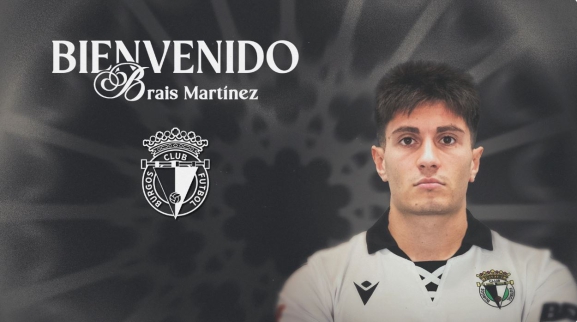 Fútbol Burgos: Brais Martínez, juventud y energía para el Burgos CF