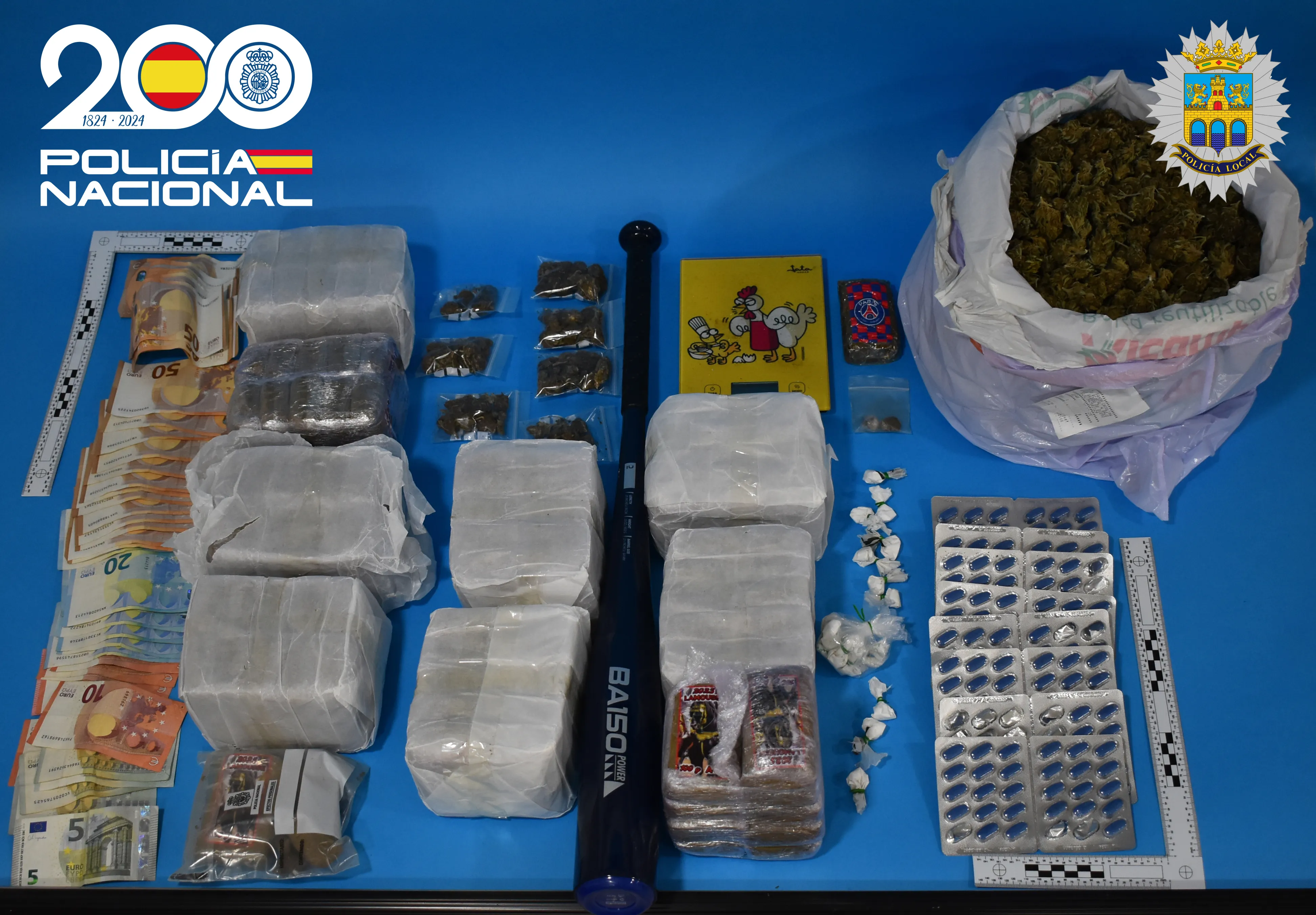 Incautados más de 10 kilos de droga en Aranda