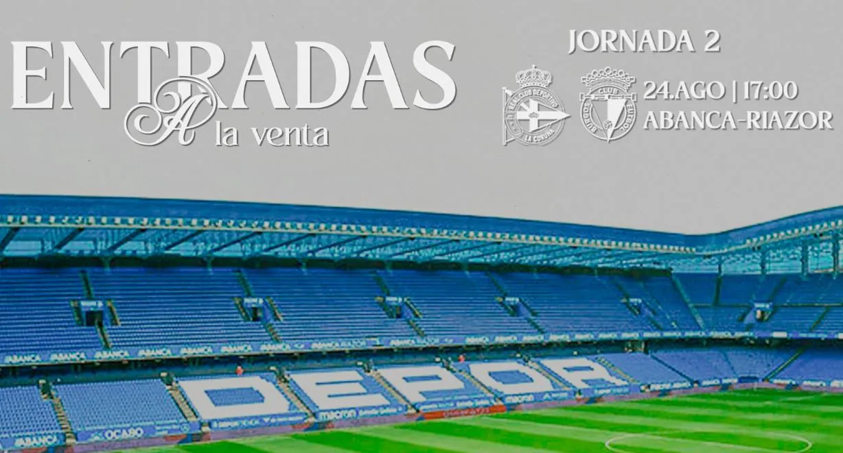 Fútbol Burgos: Ya disponibles las entradas para el Deportivo de La Coruña - Burgos CF