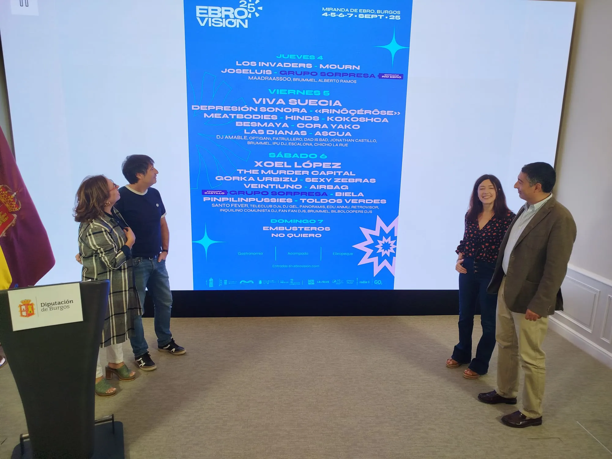 Ebrovisión celebra su 25 aniversario con más de 22.000 asistentes y un cartel de lujo