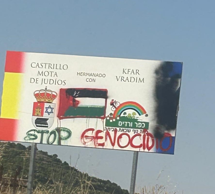 Nuevo acto vandálico en Castrillo Mota de Judíos