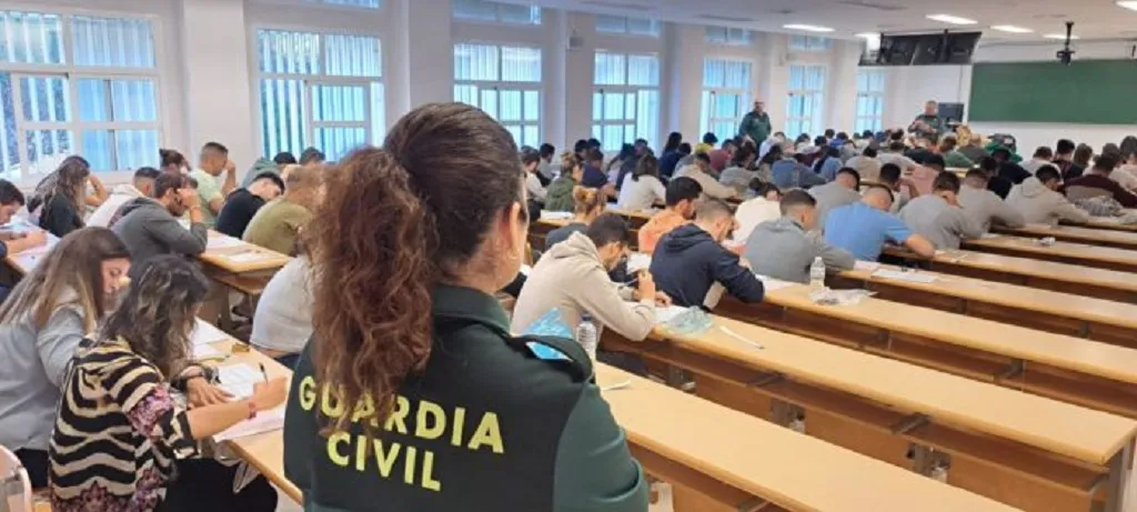 207 personas opositan en Burgos para llegar a ser Guardia Civil