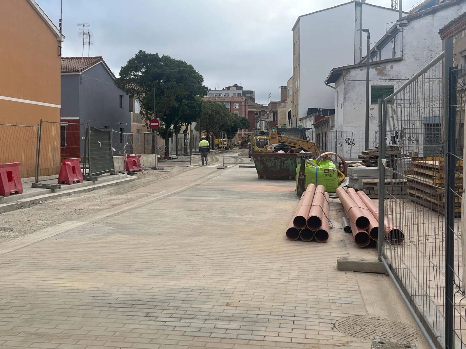 Las obras de la nueva red de saneamiento de la Barriada Inmaculada concluirán a finales de año