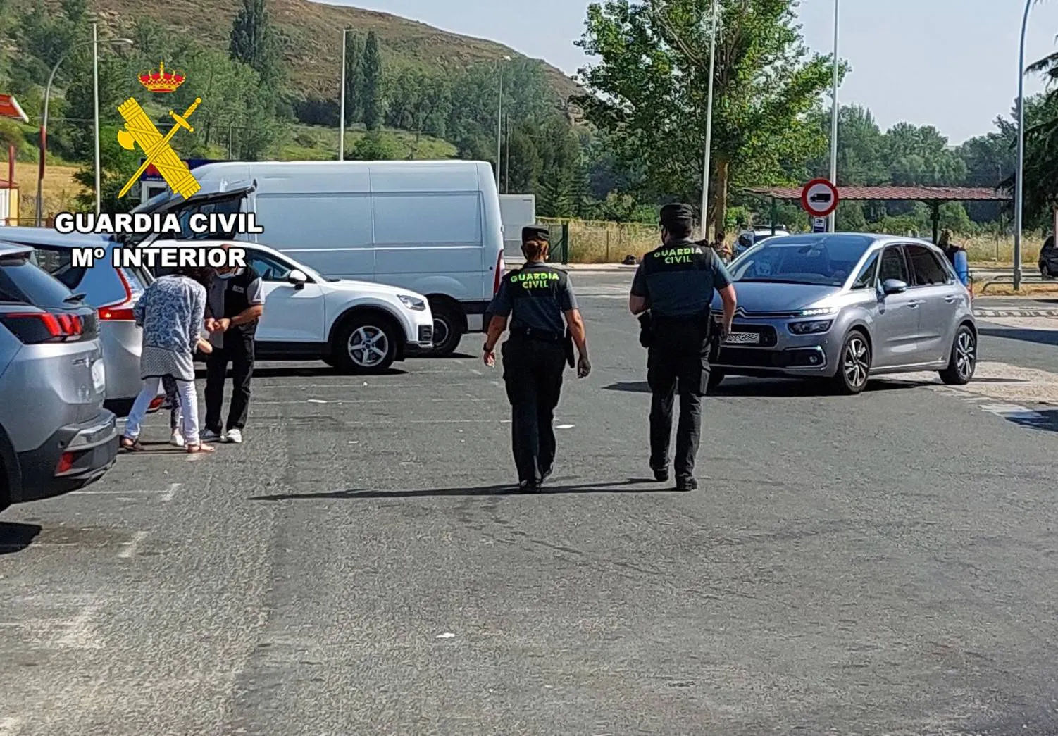 Detenidos tres hombres por el hurto de objetos de lujo en un área de servicio de Burgos