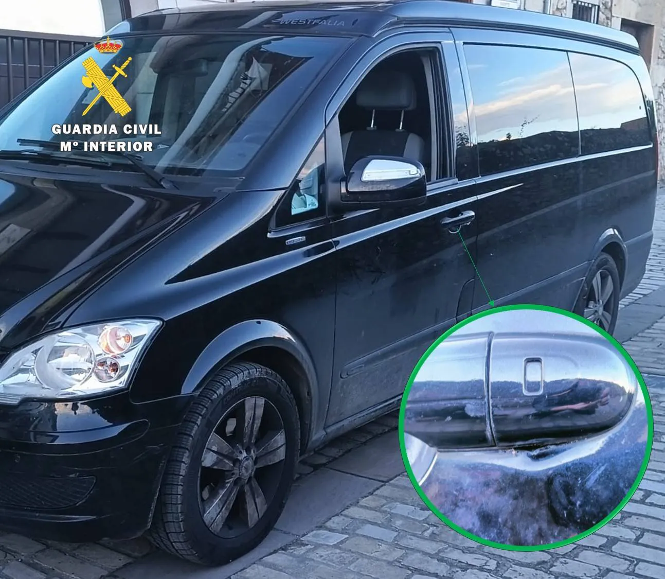 Esclarecidos diez robos con fuerza en el interior de vehículos estacionados en Burgos y Cantabria
