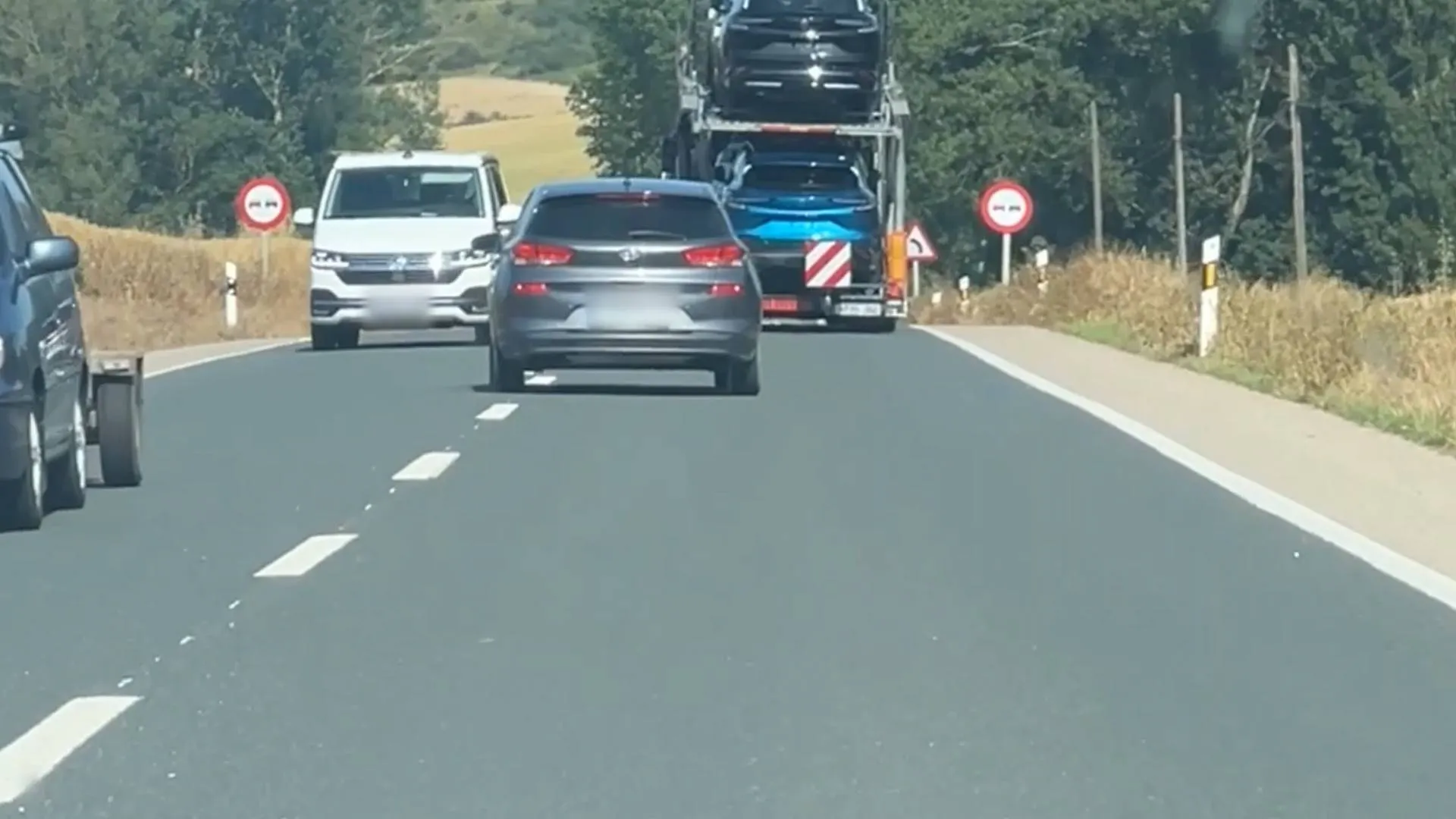 Detienen a un conductor por hacer zigzags en la N-120 de Burgos