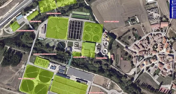 Aguas de Burgos comienza un estudio integral para reducir los olores de la EDAR en el barrio de Villalonquéjar