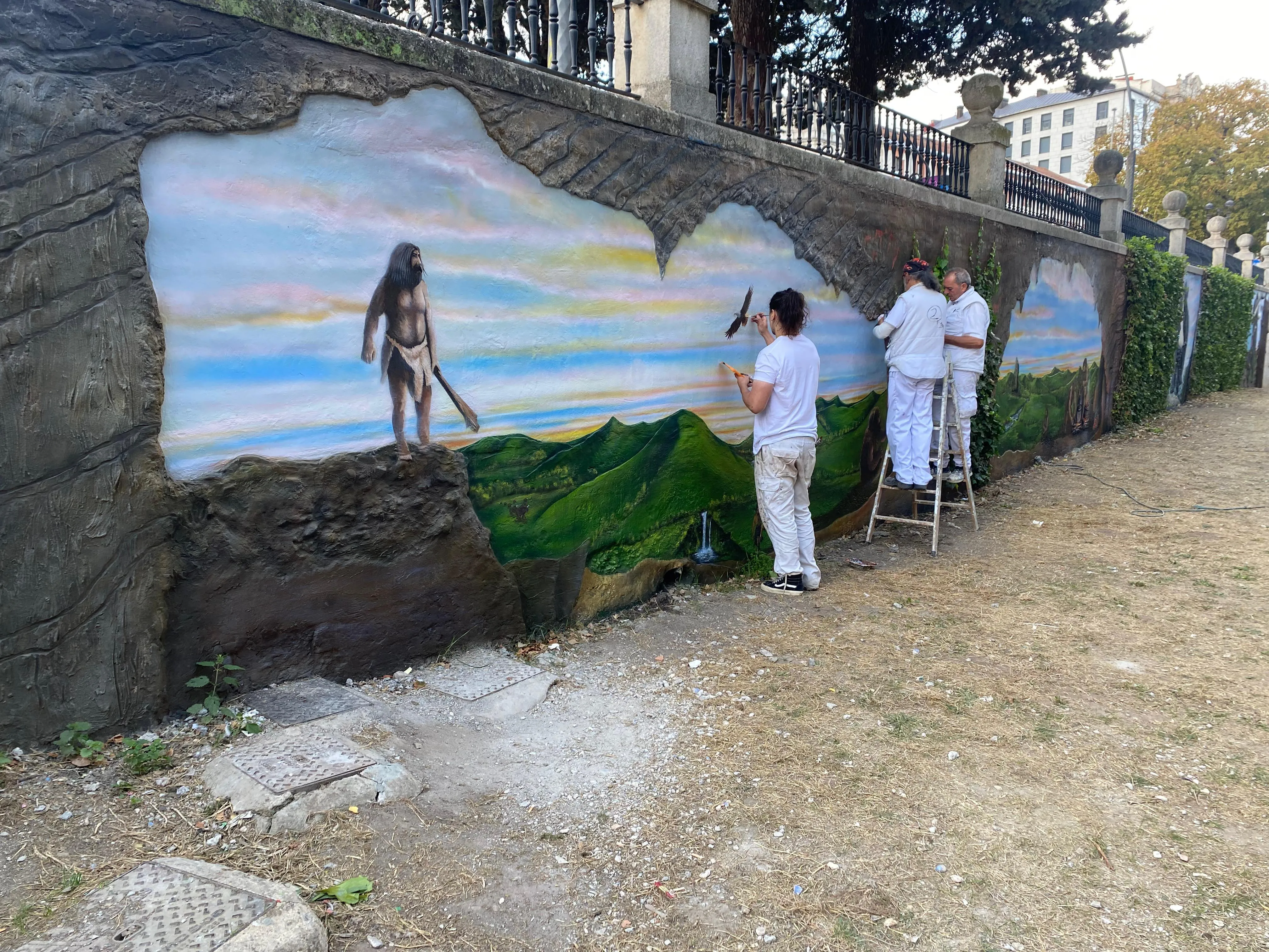 El Mural del Río Arlanzón, ejemplo de colaboración entre administraciones