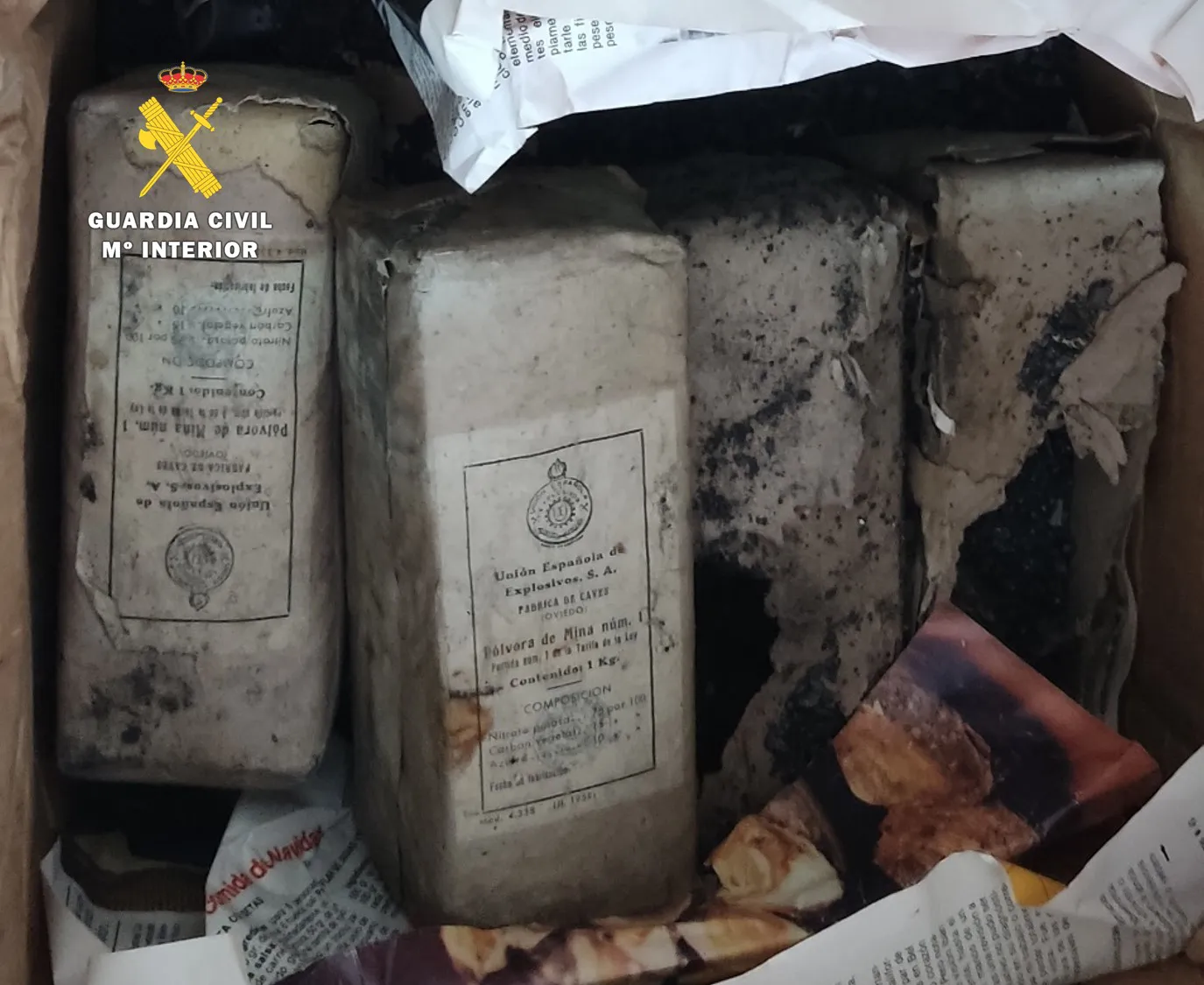 Encuentran material explosivo mientras reformaban una vivienda en Burgos